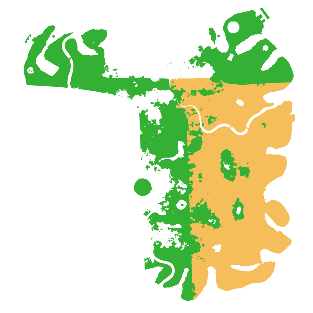 Biome Rust Map: Procedural Map, Size: 4800, Seed: 34635466