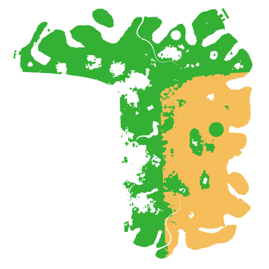 Biome Rust Map: Procedural Map, Size: 4800, Seed: 34635466