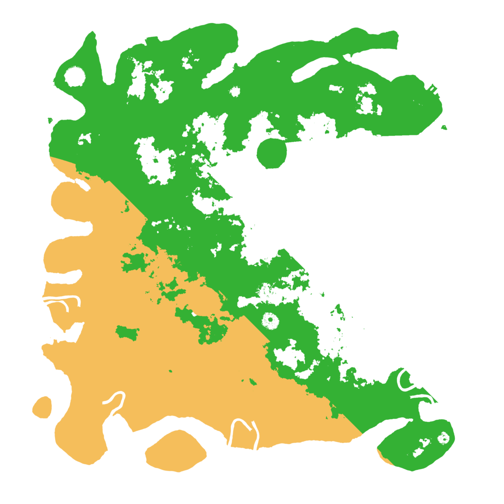 Biome Rust Map: Procedural Map, Size: 4500, Seed: 167670488