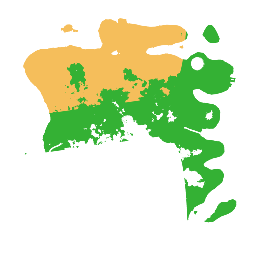 Biome Rust Map: Procedural Map, Size: 3500, Seed: 1866258031