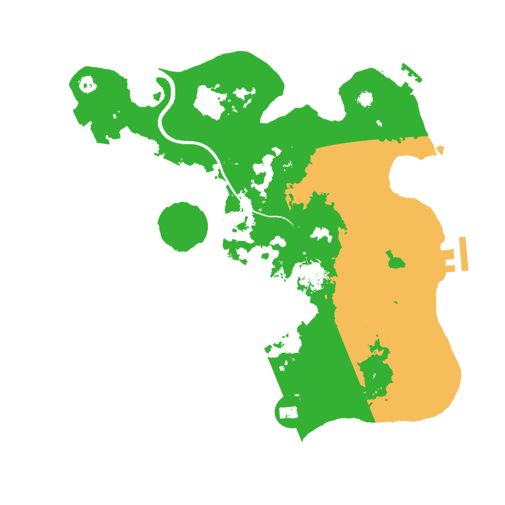Biome Rust Map: Procedural Map, Size: 3000, Seed: 1142410746
