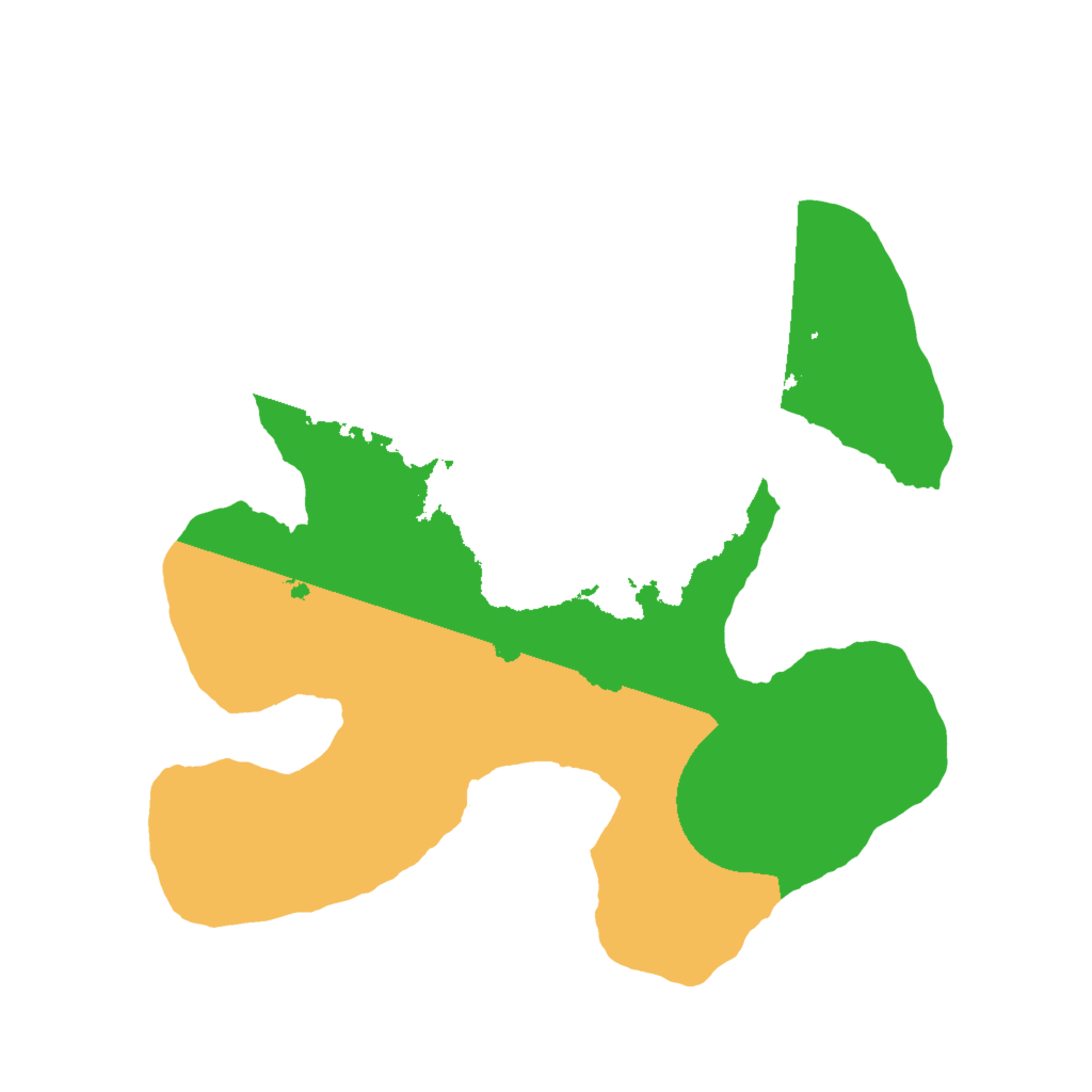 Biome Rust Map: Barren, Size: 2000, Seed: 6746