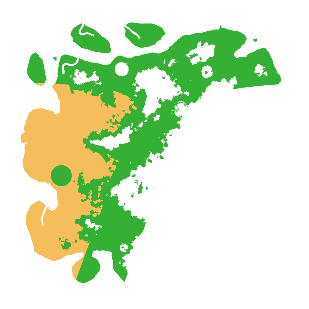 Biome Rust Map: Procedural Map, Size: 3900, Seed: 523783178