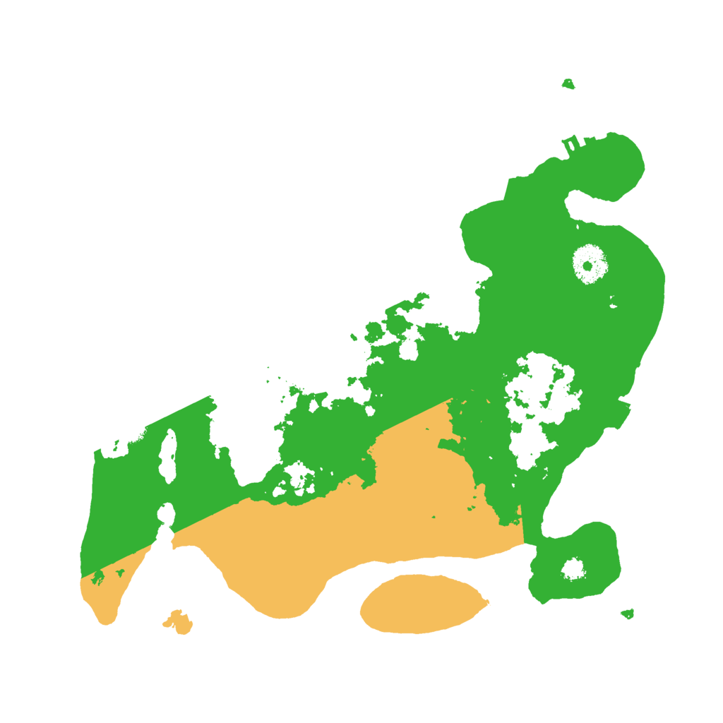 Biome Rust Map: Procedural Map, Size: 3000, Seed: 1137691677