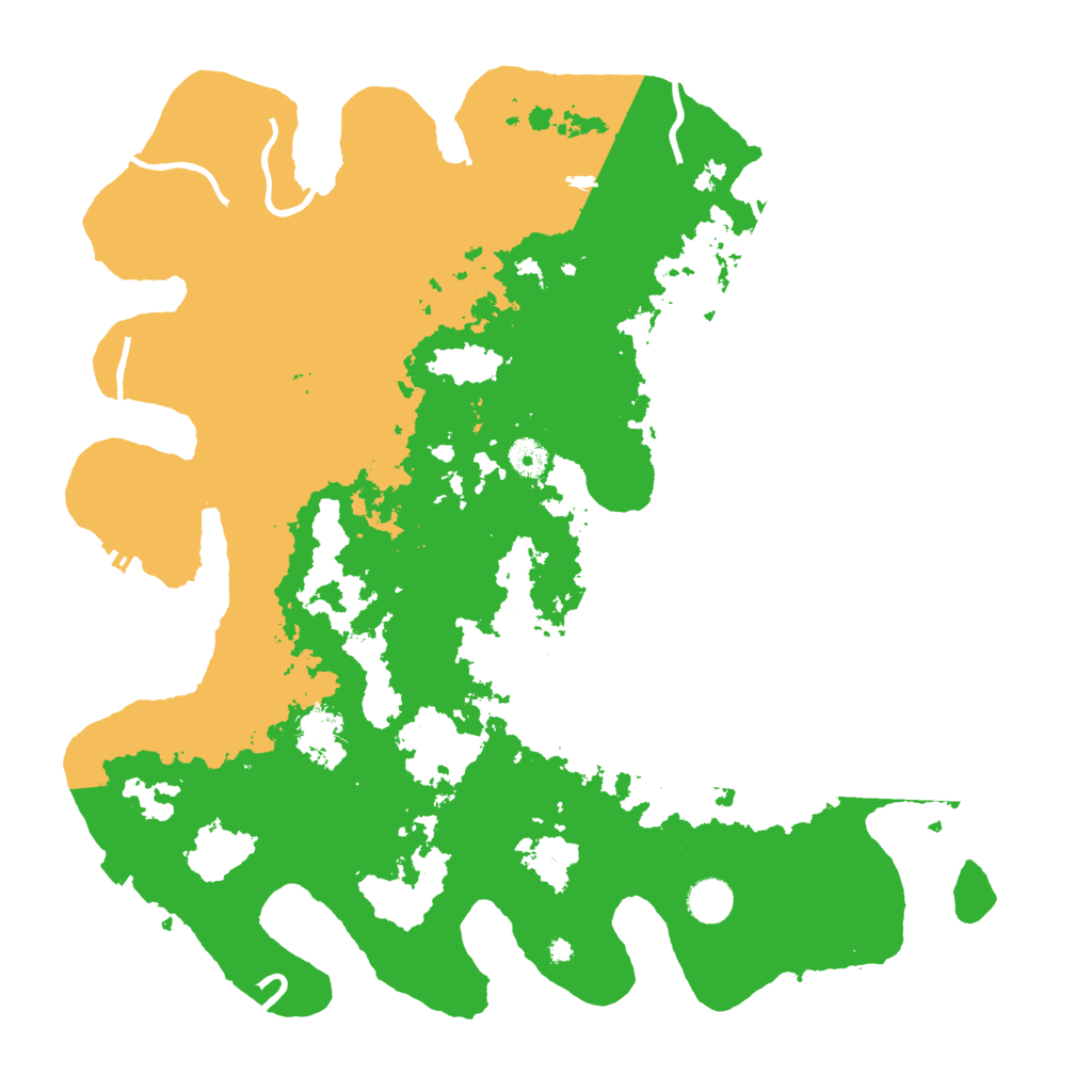 Biome Rust Map: Procedural Map, Size: 4250, Seed: 555394780