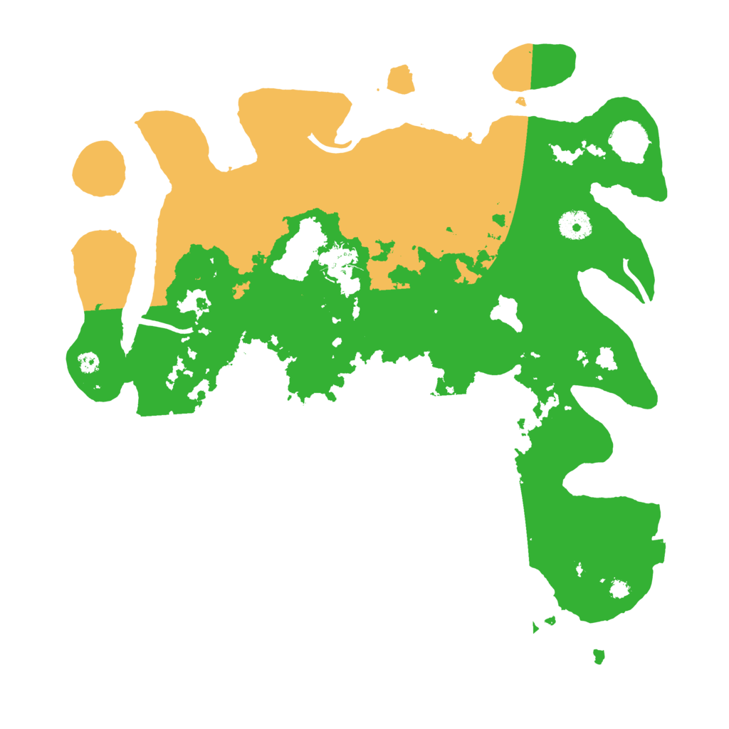 Biome Rust Map: Procedural Map, Size: 3550, Seed: 25645094