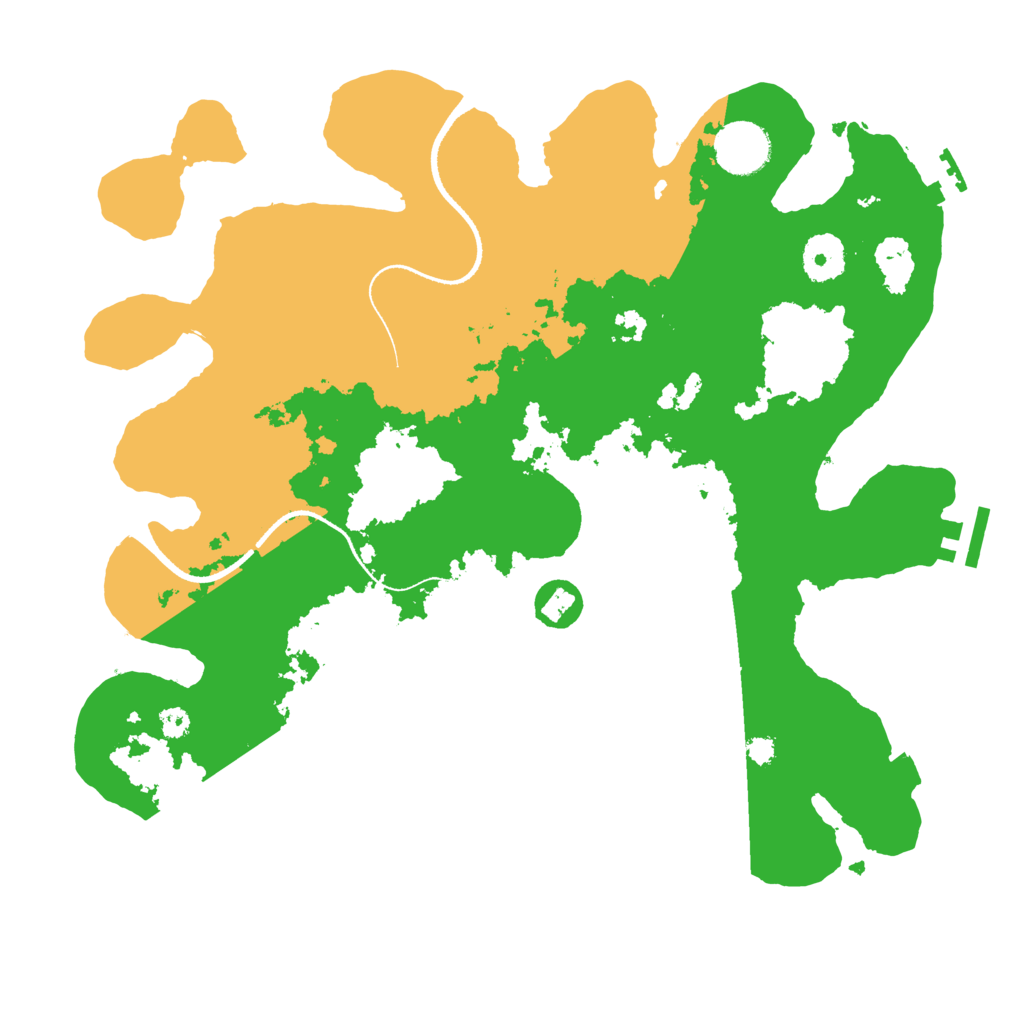 Biome Rust Map: Procedural Map, Size: 3400, Seed: 16629261