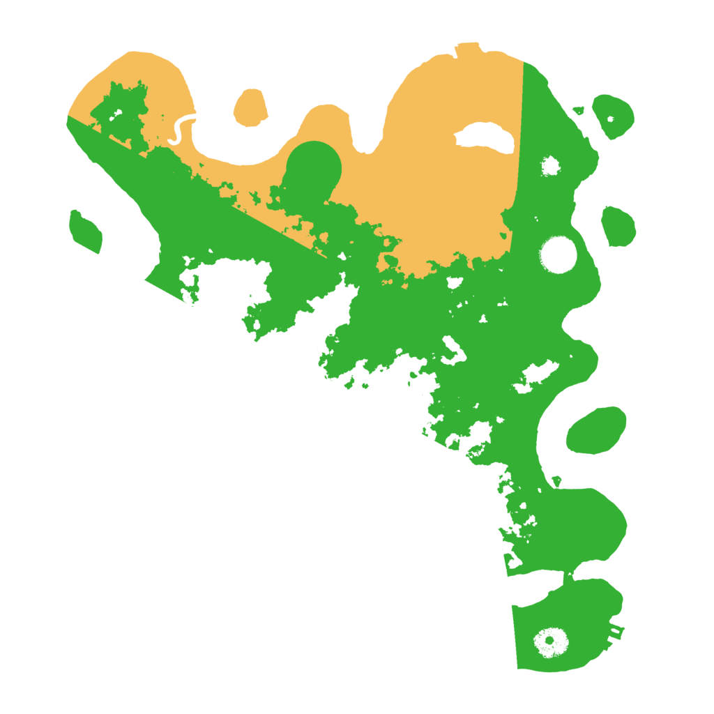 Biome Rust Map: Procedural Map, Size: 3400, Seed: 253740