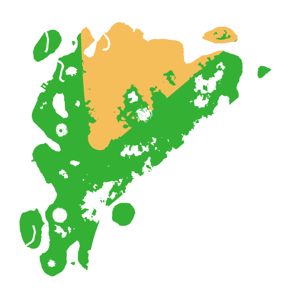 Biome Rust Map: Procedural Map, Size: 3700, Seed: 15331521