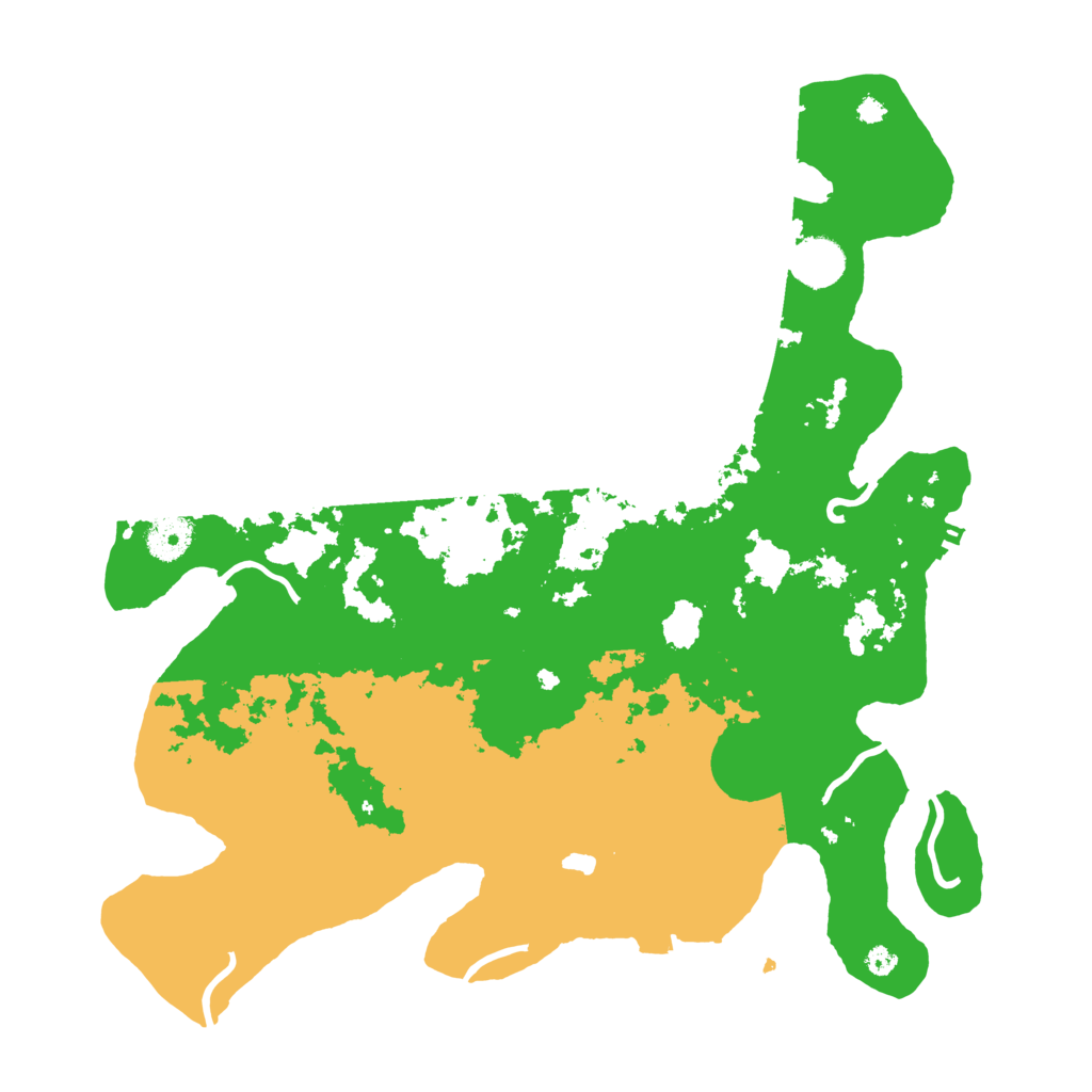 Biome Rust Map: Procedural Map, Size: 3800, Seed: 49263039