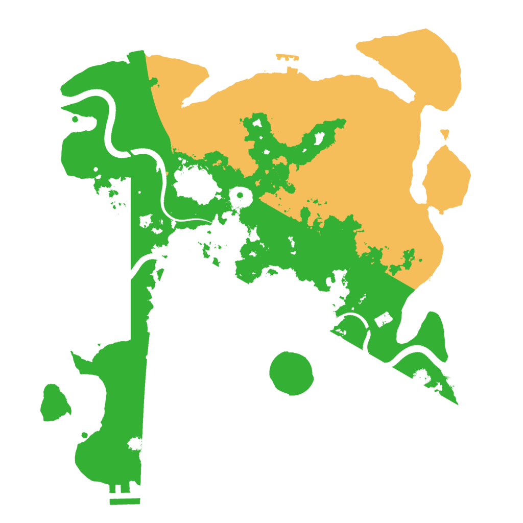 Biome Rust Map: Procedural Map, Size: 3450, Seed: 18935655