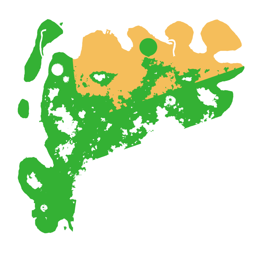 Biome Rust Map: Procedural Map, Size: 3950, Seed: 39152628