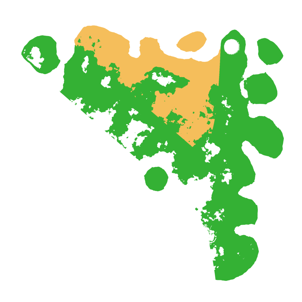 Biome Rust Map: Barren, Size: 3500, Seed: 81548579