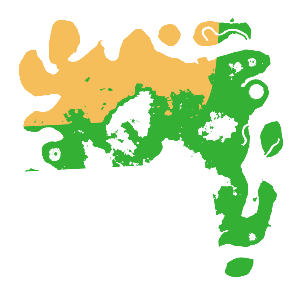 Biome Rust Map: Procedural Map, Size: 3600, Seed: 27102319