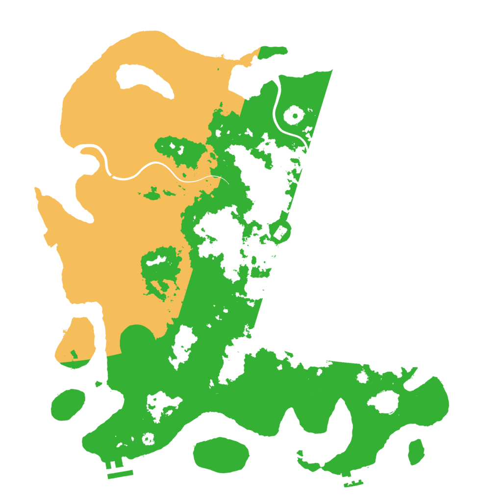 Biome Rust Map: Procedural Map, Size: 3950, Seed: 85914789