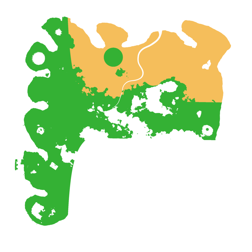 Biome Rust Map: Procedural Map, Size: 3500, Seed: 1027202369