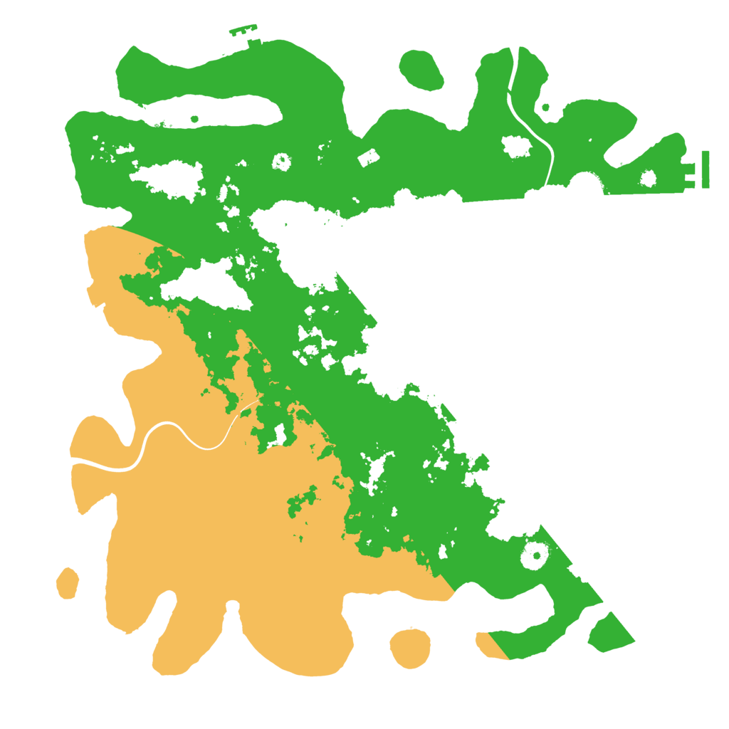 Biome Rust Map: Procedural Map, Size: 3950, Seed: 30618364