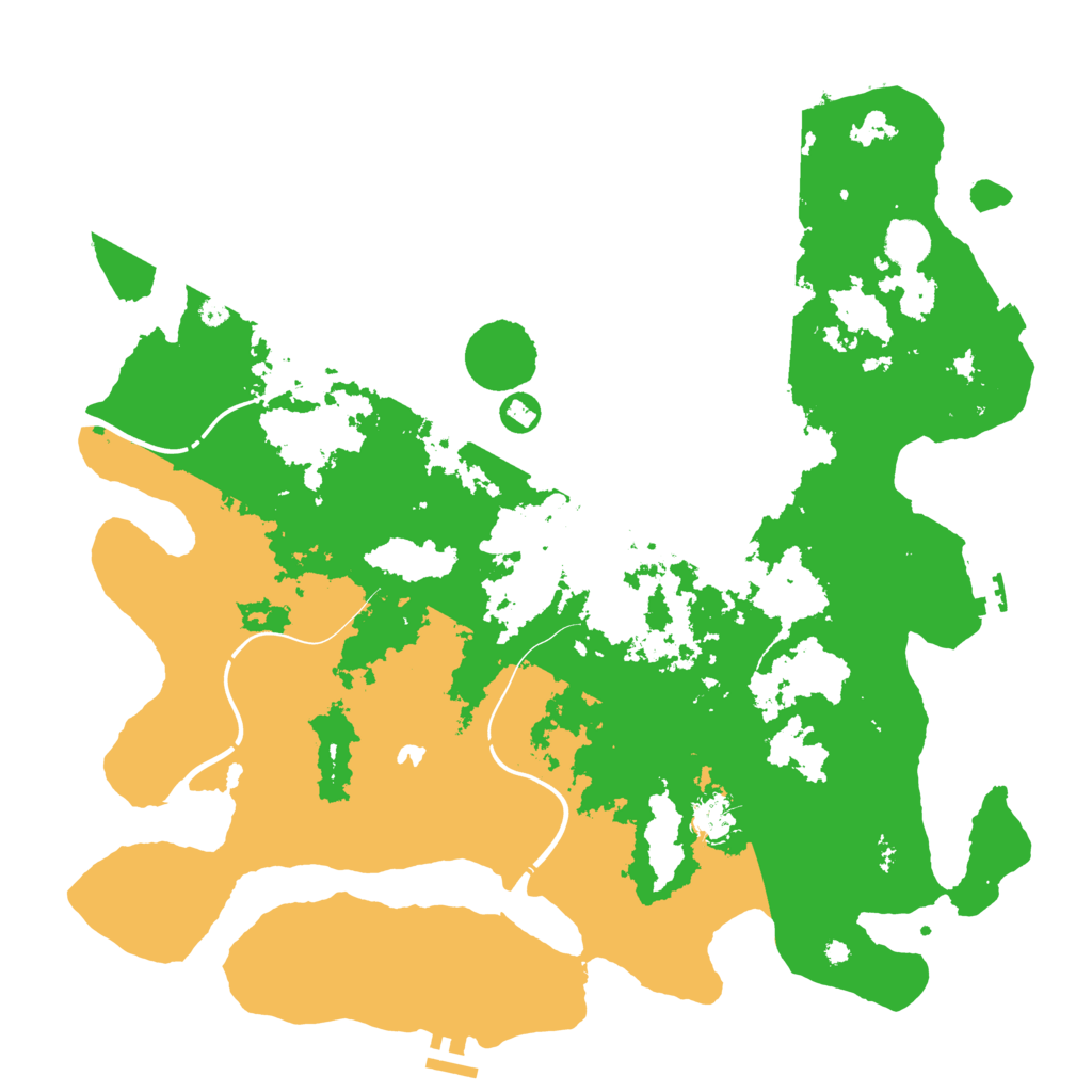 Biome Rust Map: Procedural Map, Size: 4250, Seed: 441551585