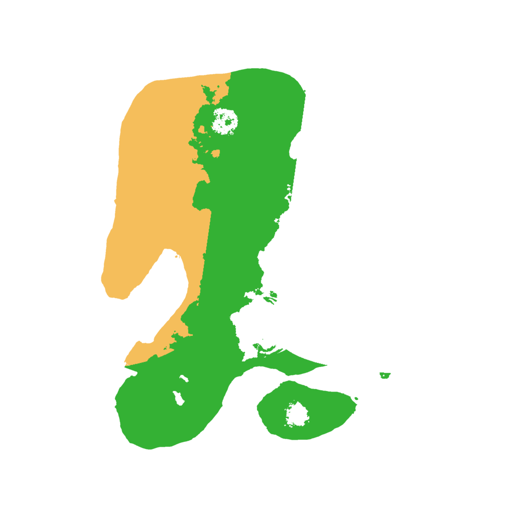 Biome Rust Map: Procedural Map, Size: 2000, Seed: 49815616