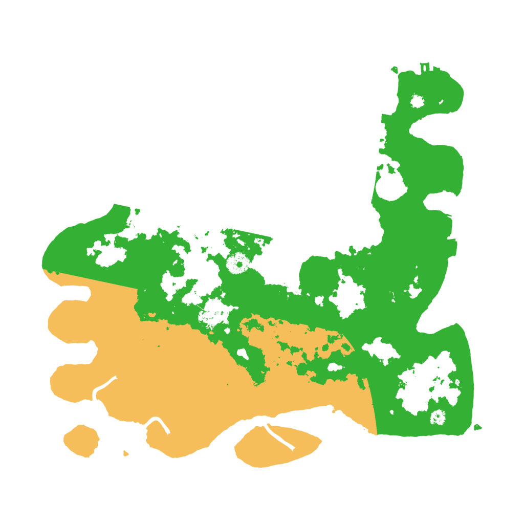 Biome Rust Map: Procedural Map, Size: 3550, Seed: 76025163