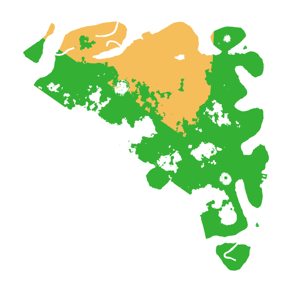 Biome Rust Map: Procedural Map, Size: 3700, Seed: 59226158