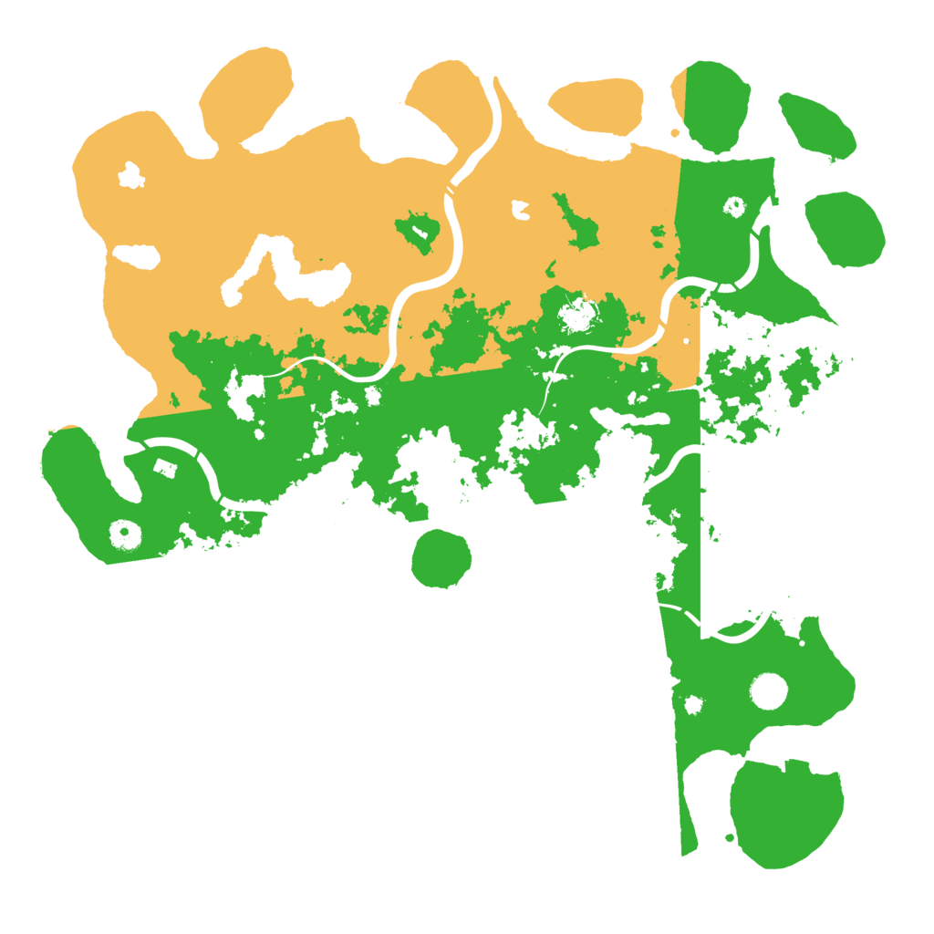 Biome Rust Map: Procedural Map, Size: 4500, Seed: 871354385