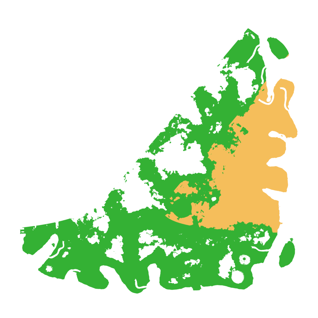 Biome Rust Map: Procedural Map, Size: 4500, Seed: 1269797255