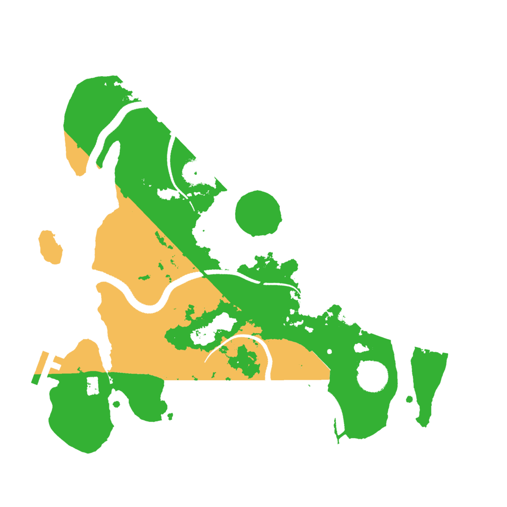 Biome Rust Map: Procedural Map, Size: 3000, Seed: 37995378