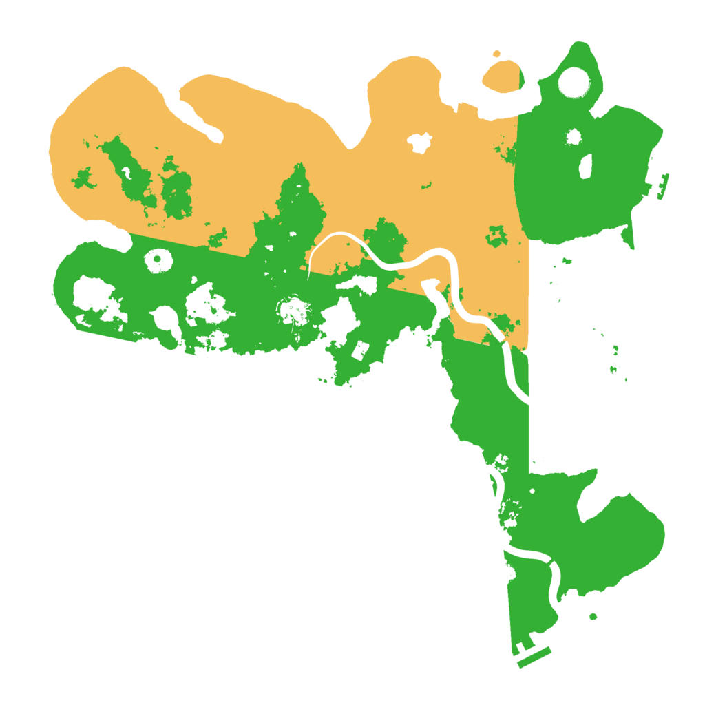 Biome Rust Map: Procedural Map, Size: 4000, Seed: 536199132