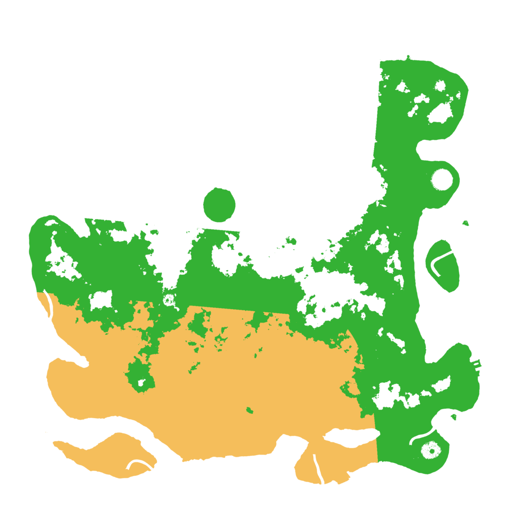 Biome Rust Map: Procedural Map, Size: 4300, Seed: 94090378