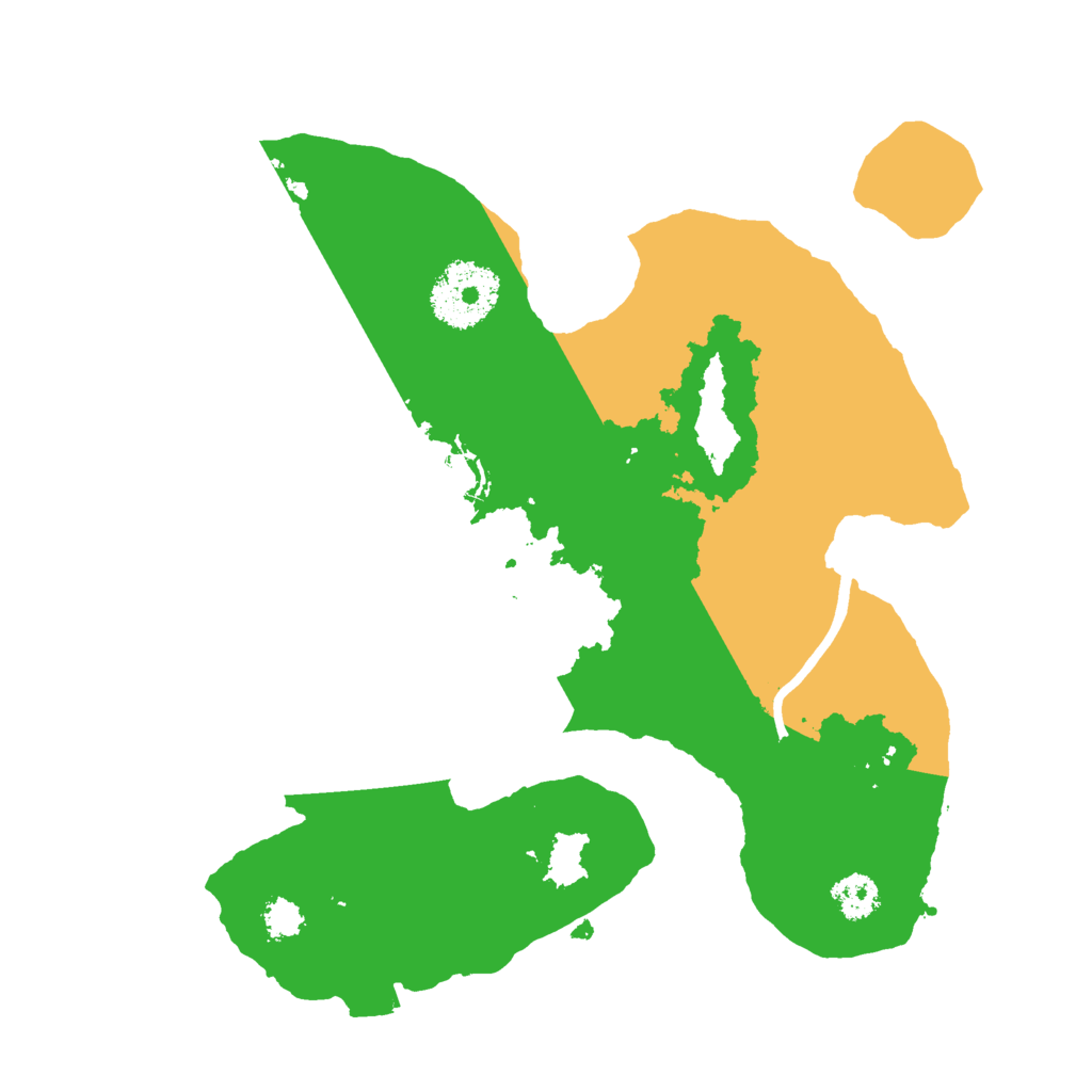 Biome Rust Map: Procedural Map, Size: 2500, Seed: 585634427