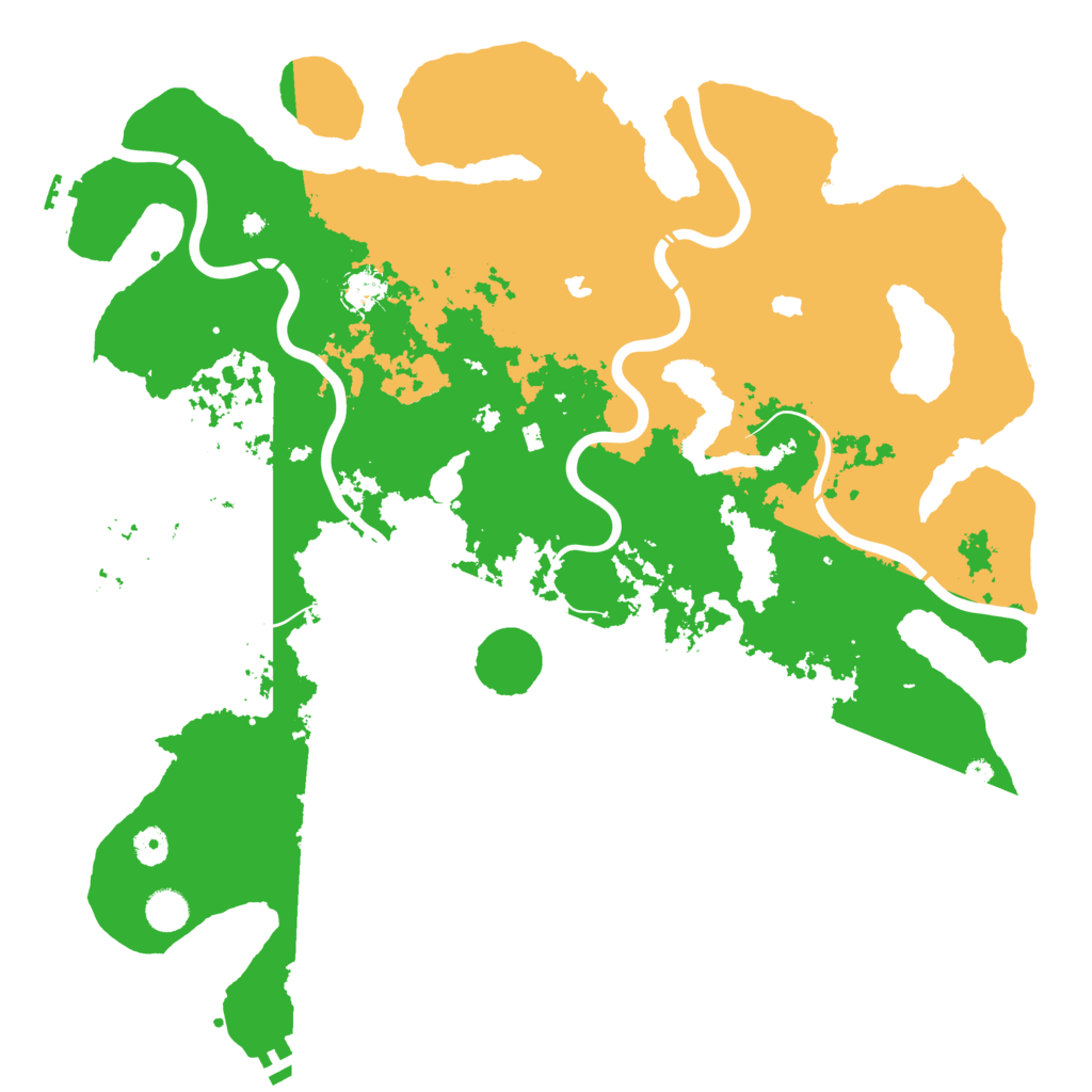 Biome Rust Map: Procedural Map, Size: 4500, Seed: 1855306413