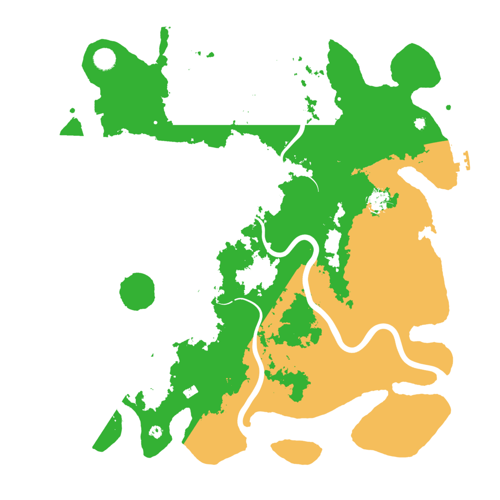 Biome Rust Map: Procedural Map, Size: 3950, Seed: 75988210