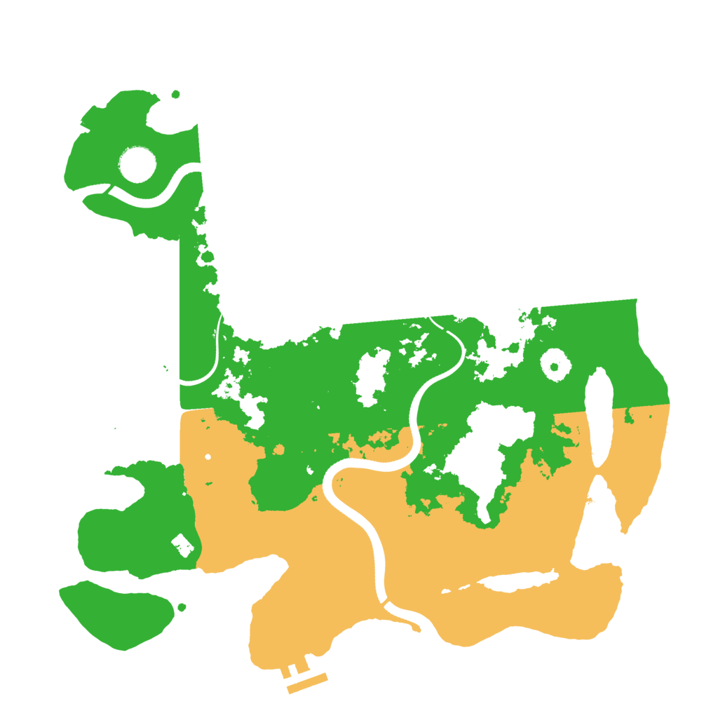 Biome Rust Map: Procedural Map, Size: 3500, Seed: 381564524