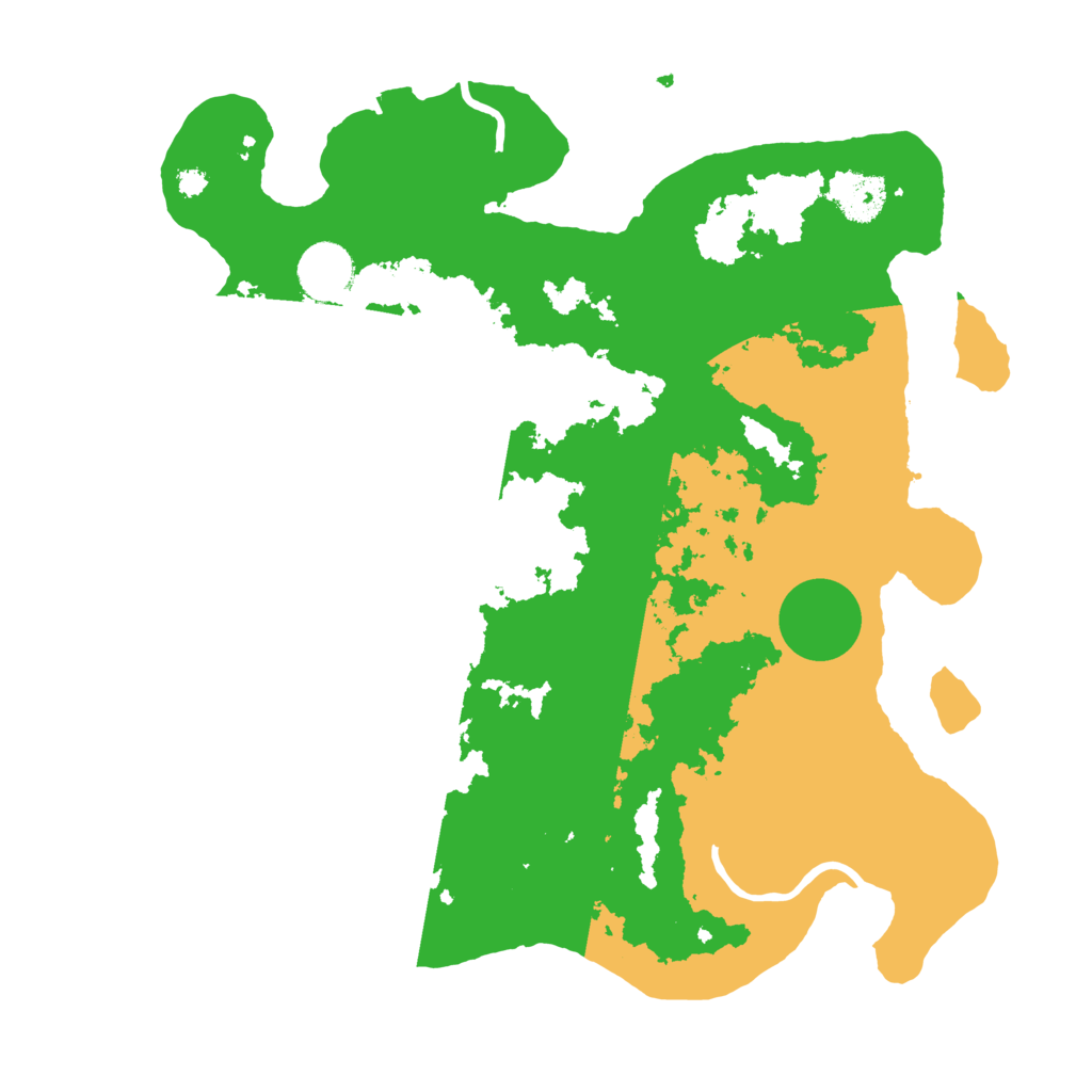 Biome Rust Map: Procedural Map, Size: 3500, Seed: 71507538