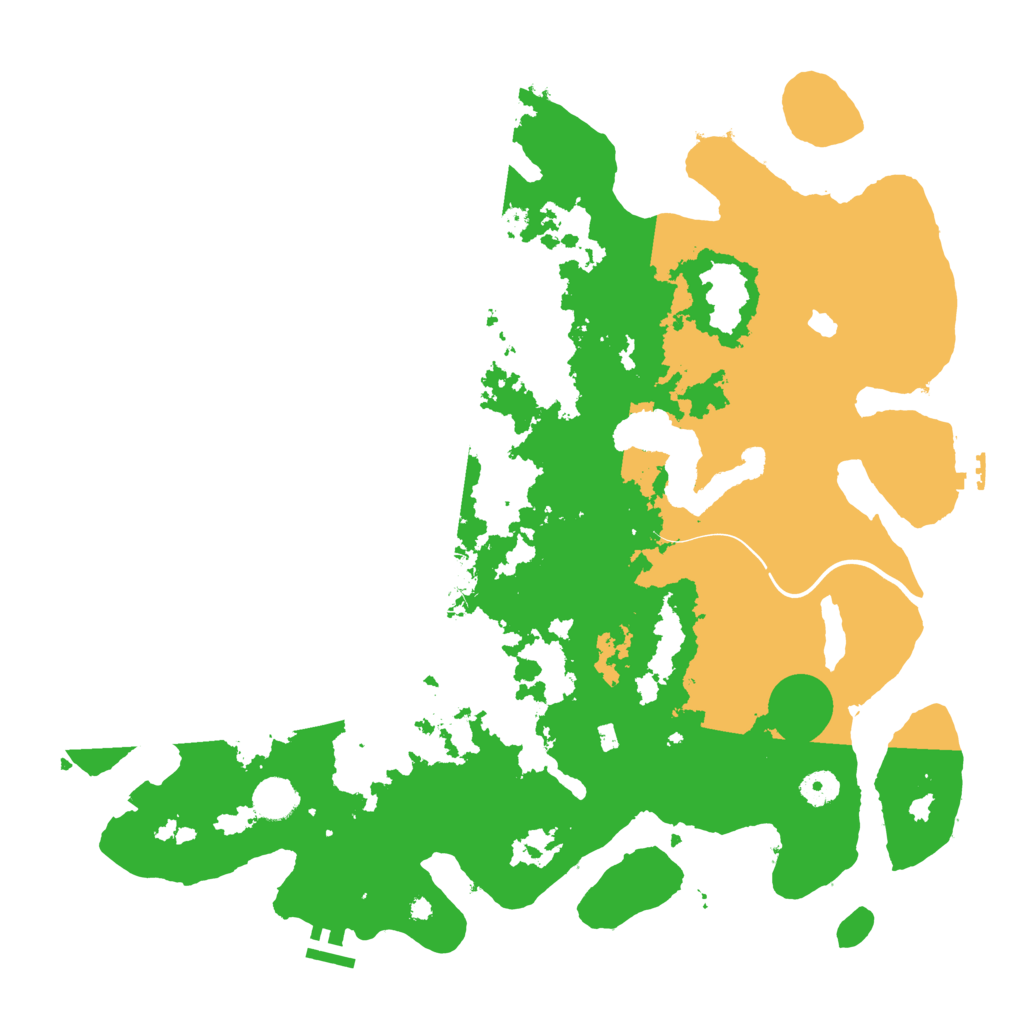 Biome Rust Map: Procedural Map, Size: 4200, Seed: 355334538