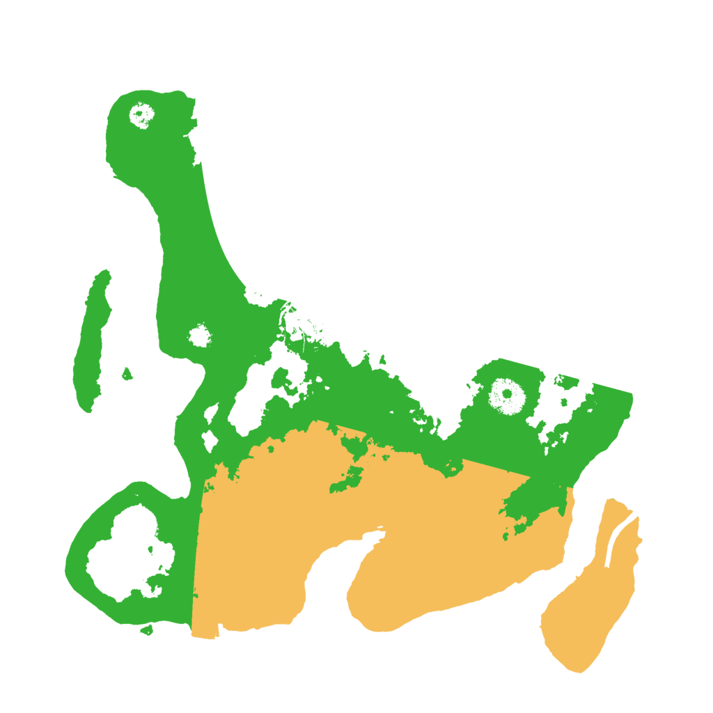 Biome Rust Map: Procedural Map, Size: 3000, Seed: 66115333