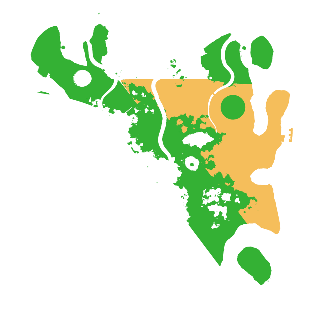 Biome Rust Map: Procedural Map, Size: 3400, Seed: 9815615