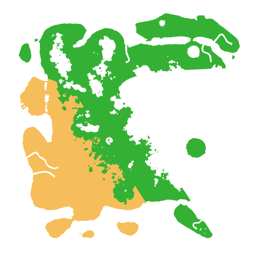Biome Rust Map: Procedural Map, Size: 3700, Seed: 747900902