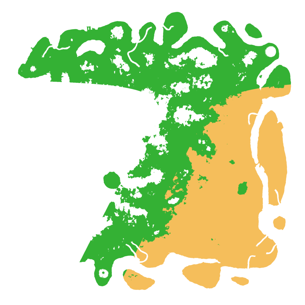 Biome Rust Map: Procedural Map, Size: 5000, Seed: 5548966