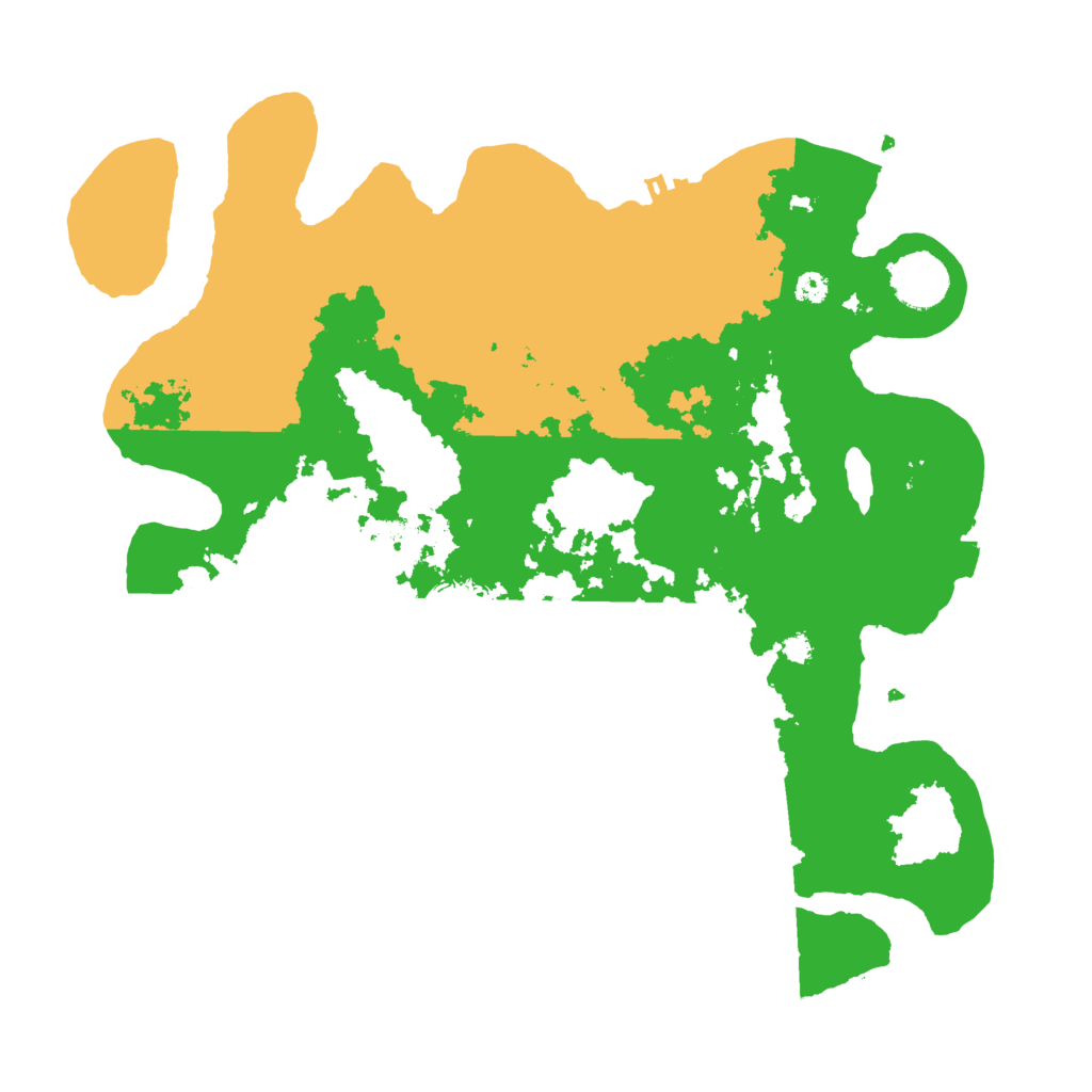 Biome Rust Map: Procedural Map, Size: 3500, Seed: 1029437604