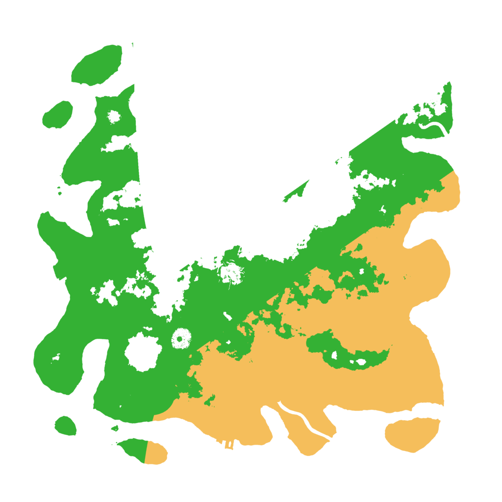 Biome Rust Map: Procedural Map, Size: 3700, Seed: 131895446