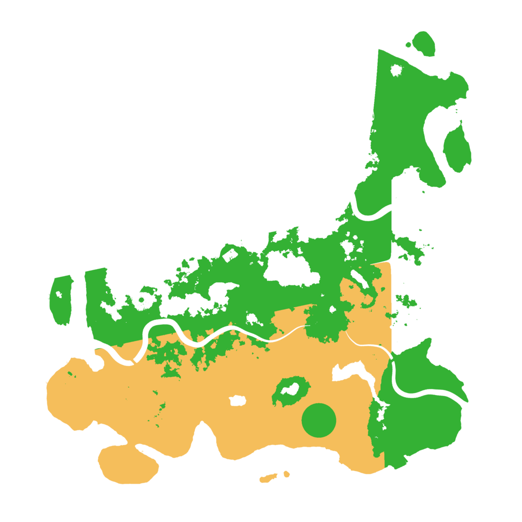 Biome Rust Map: Procedural Map, Size: 4000, Seed: 267989515