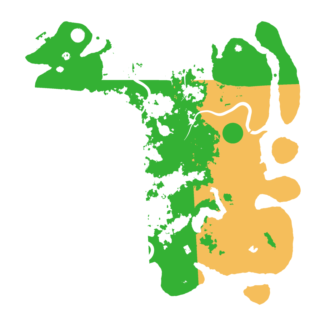 Biome Rust Map: Procedural Map, Size: 4100, Seed: 48634287