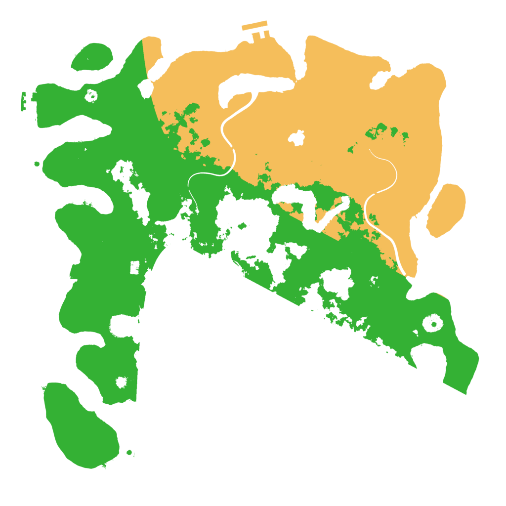 Biome Rust Map: Procedural Map, Size: 4000, Seed: 71129200