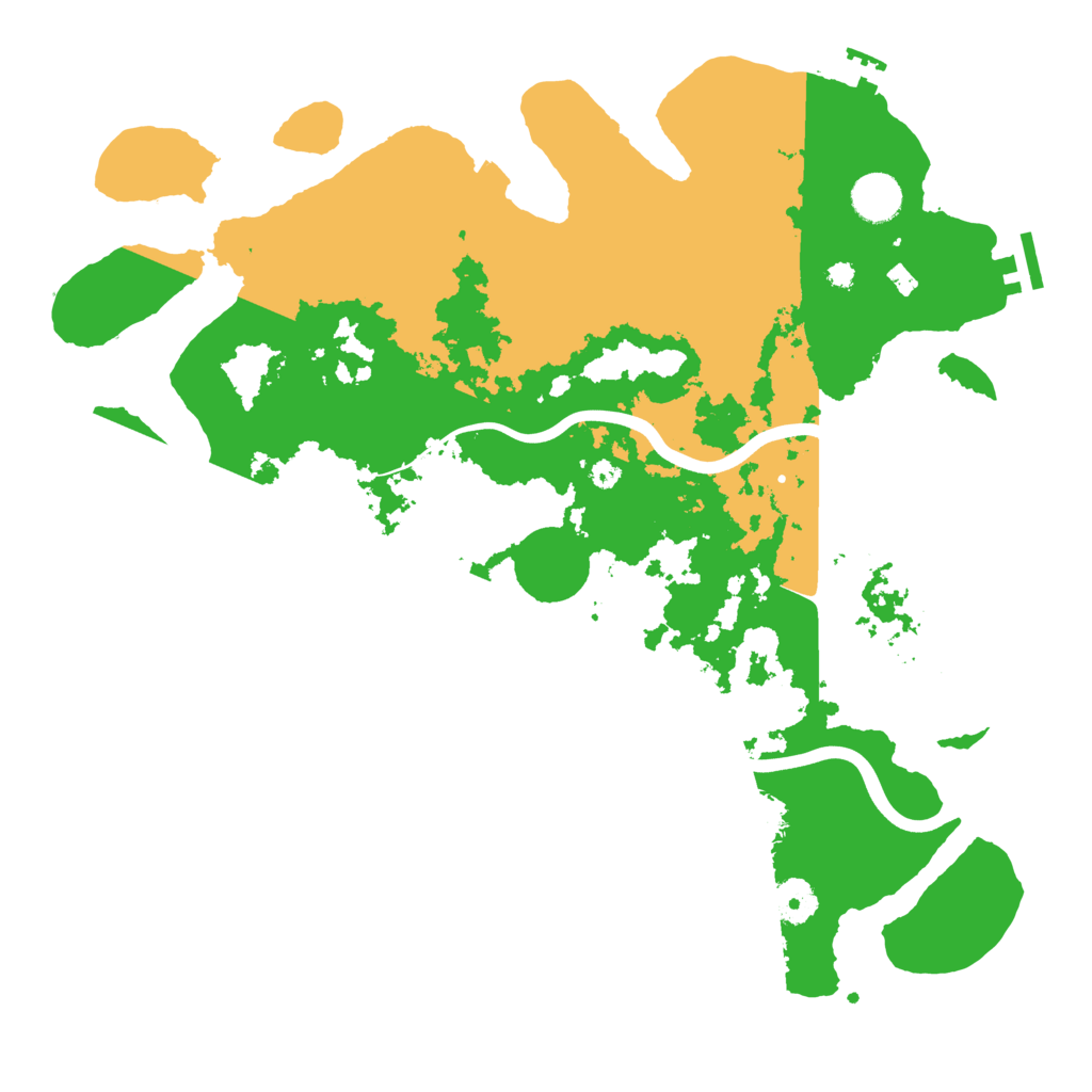 Biome Rust Map: Procedural Map, Size: 3850, Seed: 93599369