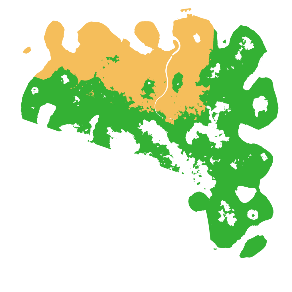 Biome Rust Map: Procedural Map, Size: 4100, Seed: 32834125