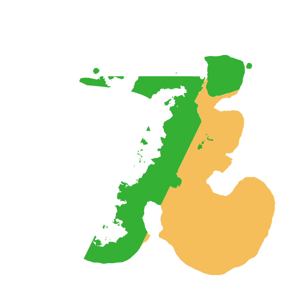 Biome Rust Map: Procedural Map, Size: 2050, Seed: 1029439100