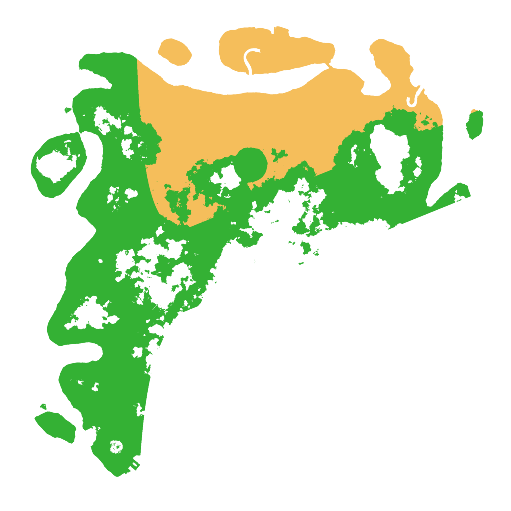 Biome Rust Map: Procedural Map, Size: 4000, Seed: 15293603