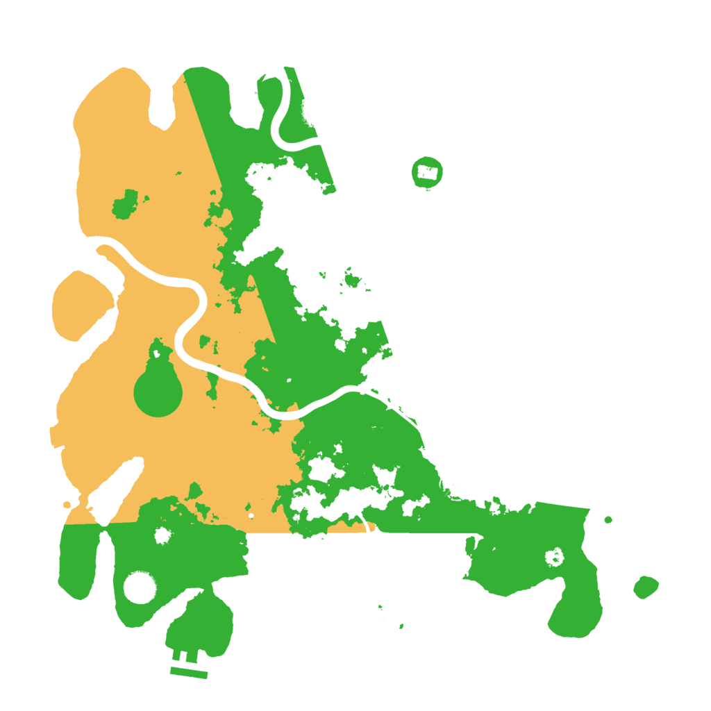 Biome Rust Map: Procedural Map, Size: 3850, Seed: 5353971